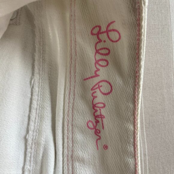 Lilly Pulitzer White Jeans - Picture 1 of 5